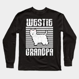 Westie Grandpa Proud Dogs Long Sleeve T-Shirt